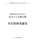 60萬噸/年蘭炭工程投資可行性研究——以煤炭資源深加工為視角